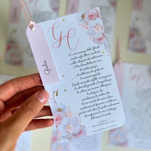 Segnaposto Elegance con tag