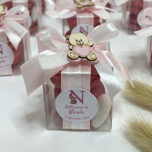 Bomboniera - Macarons Rosa