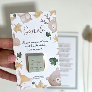 Cioccoposto animali del bosco