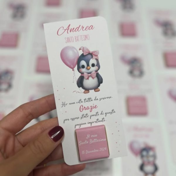 Cioccoposto - Pinguino Rosa