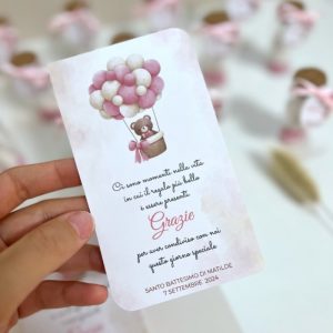 Segnaposto - Mongolfiera Teddy