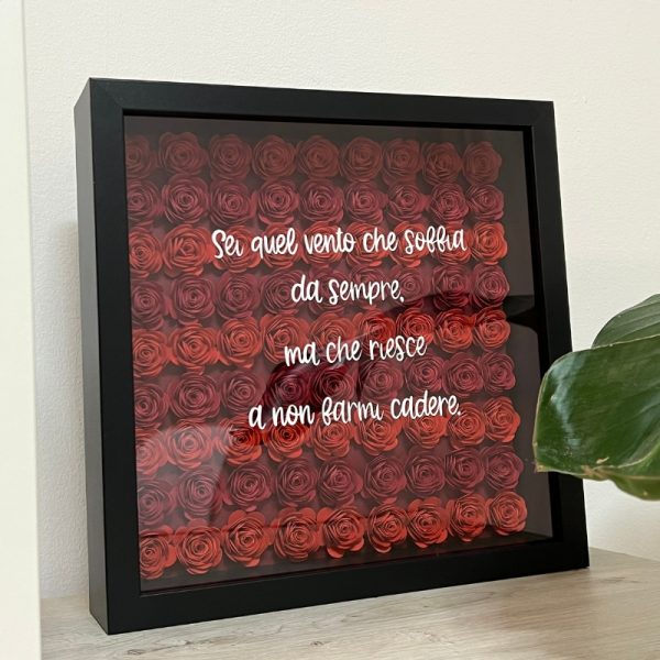 Shadow Box Bloom Red