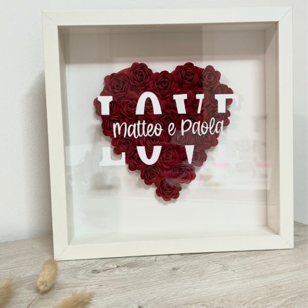Shadow Box Love Red