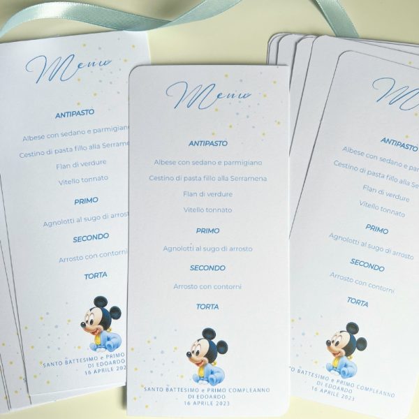 Menu - Baby Mickey Mouse