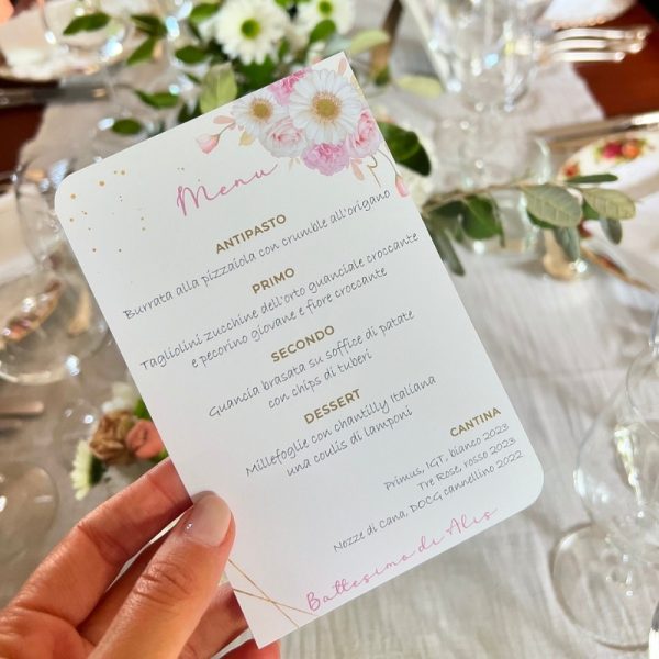 Menu - Primavera