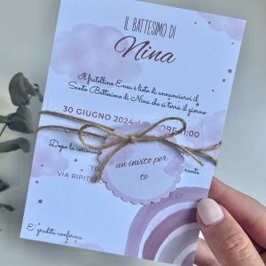 Invito Rainbow Rosa Antico