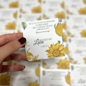 Segnaposto Girasole e Lemon